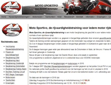 Tablet Screenshot of moto-sportivo.nl